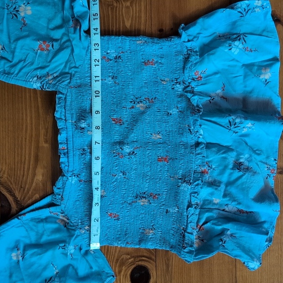 Madewell - Smocked Flutter-Sleeve Top in Aloha Floral - Picture 8 of 9